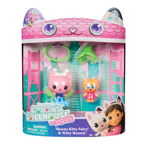 Set 2 figurine Gabby's Dollhouse - Pisicuta zana si Pisicuta gnom, cu accesorii