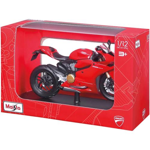 Motocicleta Maisto - Ducati 1199 Panigale, cu stand, 1:12