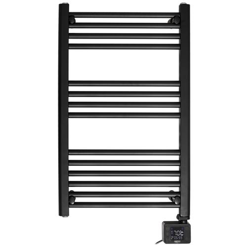 Radiator pentru baie Camry CR7822, Electric, 14 tije, Panou tactil, IP24, Temporizator, 600 W, 50x5.3x90 cm (Negru)