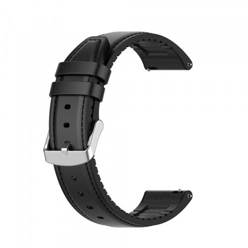 Curea Techsuit W007 pentru Samsung Galaxy Watch / Huawei Watch Series, 22mm, Negru