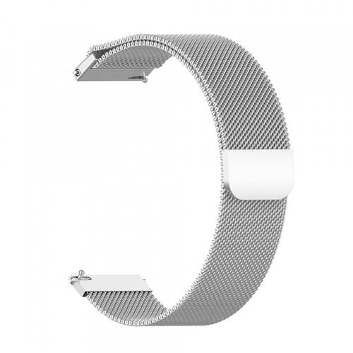 Curea Techsuit W009 pentru Samsung Galaxy Watch / Huawei Watch Series, 22mm, Argintiu