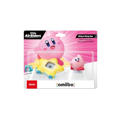 Figurina Amiibo Kirby And Warp Star, 10 cm