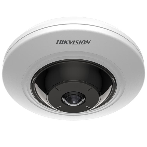 Camera supraveghere IP Dome tip Fisheye Hikvision DS-2CD2955G0-ISU(1.05MM), 5 MP 2560x1920, 1.05 mm, IR 8 m, slot card, microfon, vizualizare de pe telefon, PoE
