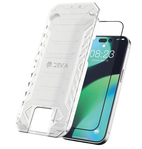 Folie Sticla Devia Van Series Full Anti-Static 9H pentru Apple iPhone 13 / Apple iPhone 13 Pro / Apple iPhone 14 (Negru)