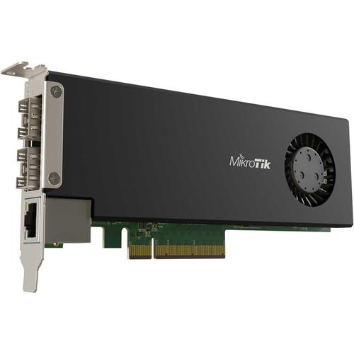 Placa de retea MikroTik CCR2004-1G-2XS-PCIE, Negru
