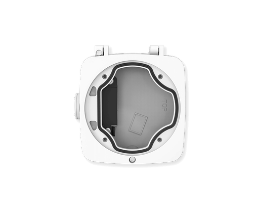 Doza de legatura Milesight A62, compatibilitate cu (AI) Pro Bullet, (Radar) AI Pro Bullet Plus,(5G AIoT) Pro Bullet Plus, (AI) PTZ Bullet (doar pentru montaj perete (Alb)