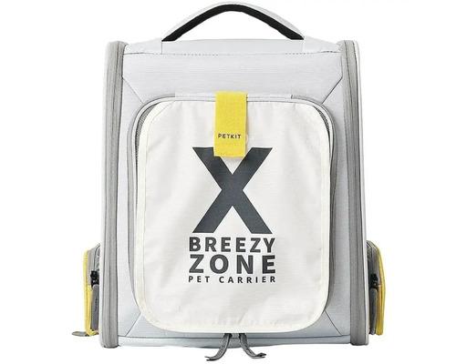 Rucsac pentru transport pisici Petkit Breezy X Zone, Pliabil (Gri)