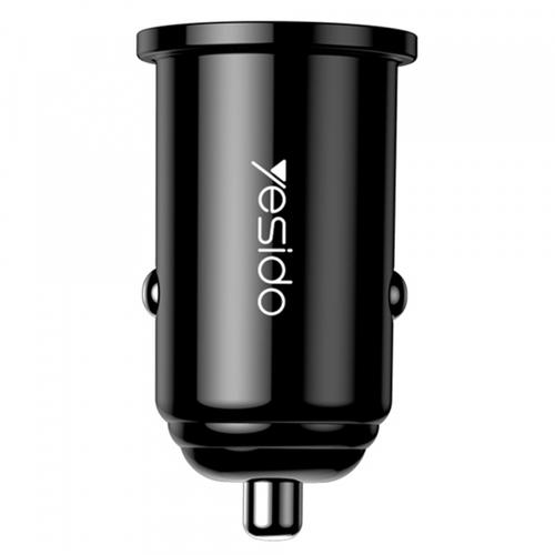 Incarcator Auto Yesido Y38, 18W, 3A, 1 x USB-A (Negru)