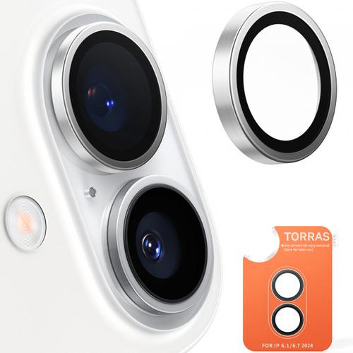 Folie de protectie Camera Spate Torras Lensguard pentru Apple iPhone 16 Plus / 16, Sticla Securizata