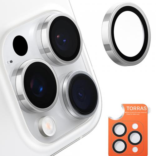 Folie de protectie Camera Spate Torras Lensguard pentru Apple iPhone 16 Pro Max / 16 Pro, Sticla Securizata