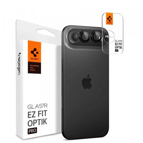 Folie de protectie Camera Spate Spigen GlastR EZ FIT Optik Pro pentru Apple iPhone Air, Sticla Securizata, Set 2 bucati