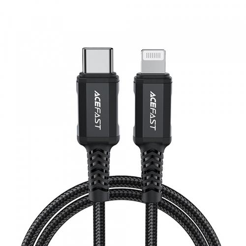 Cablu De Date si Incarcare USB-C - Lightning Acefast C4-01, 30W, 1.8m (Negru)