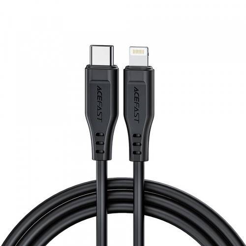 Cablu De Date si Incarcare USB-C - Lightning Acefast C3-01, 30W, 1.2m (Negru)