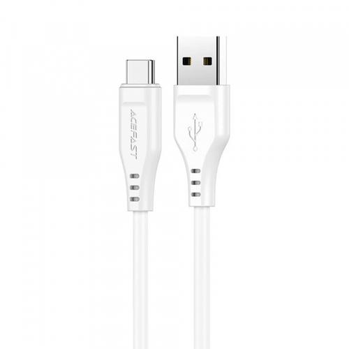 Cablu De Date si Incarcare USB-A - USB-C Acefast C3-03, 60W, 1.2m (Alb)