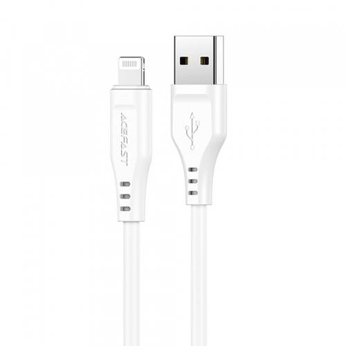 Cablu De Date si Incarcare USB-A - Lightning Acefast C3-02, 18W, 1.2m (Alb)