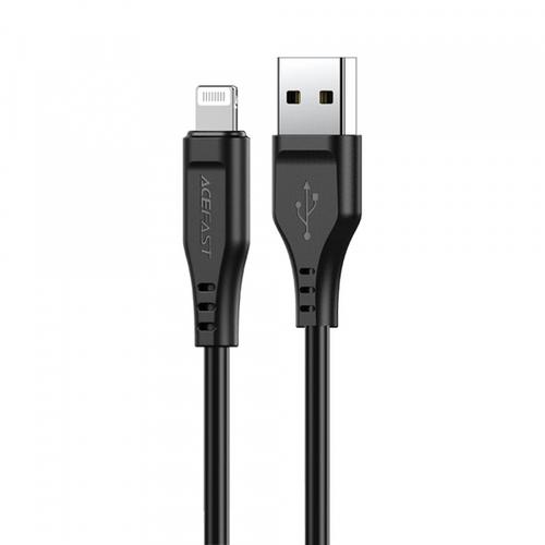 Cablu De Date si Incarcare USB-A - Lightning Acefast C3-02, 18W, 1.2m Negru)