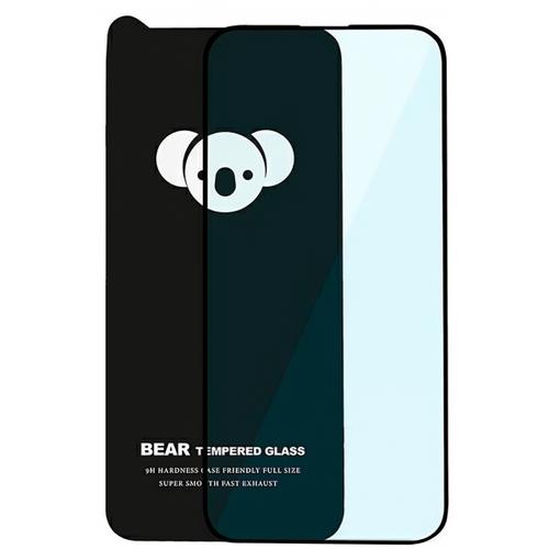 Folie de protectie Ecran Bear HD pentru Apple iPhone 17 Pro, Sticla Securizata, Full Glue, Neagra