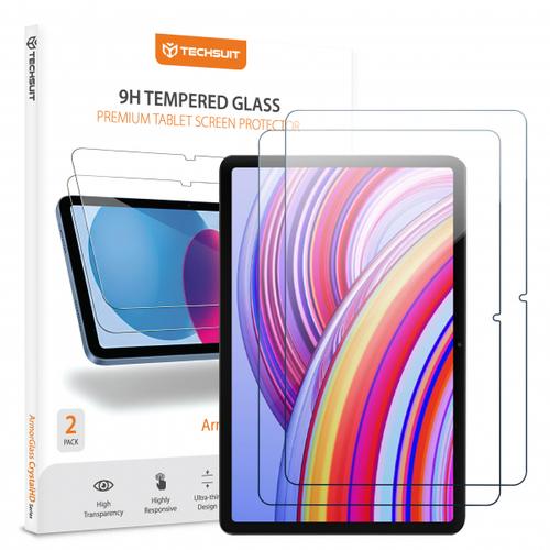 Folie de protectie Ecran Techsuit ArmorGlass CrystalHD pentru Xiaomi Redmi Pad Pro / Pad Pro 5G / Poco Pad, Sticla Securizata, Full Glue, Set 2 bucati