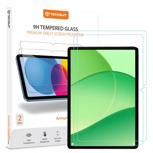 Folie de protectie Ecran Techsuit ArmorGlass CrystalHD pentru OnePlus Pad Lite / Oppo Pad SE, Sticla Securizata, Full Glue, Set 2 bucati