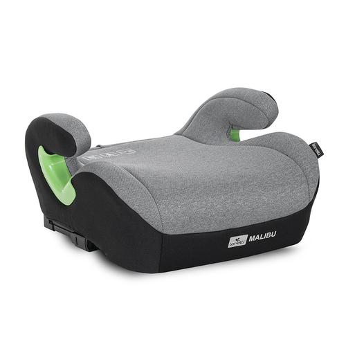 Inaltator auto pentru copii Lorelli Malibu, Isofix, 6-12 Ani, 125-150 cm, cu conectori pentru ghidaj, Gri