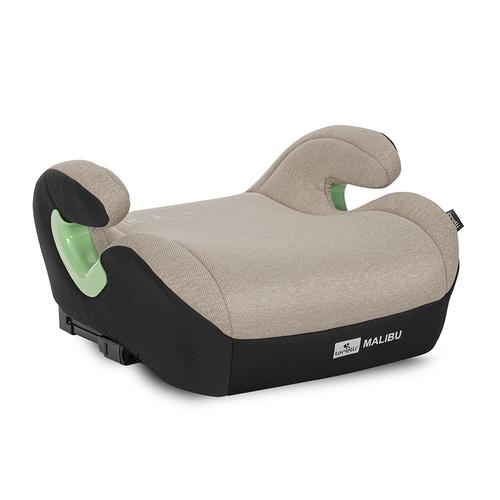 Inaltator auto pentru copii Lorelli Malibu, Isofix, 6-12 Ani, 125-150 cm, cu conectori pentru ghidaj, Bej