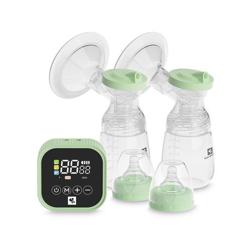 Pompa de san electrica dubla Lorelli Eva, ecran LCD, recipient 180ml, Verde