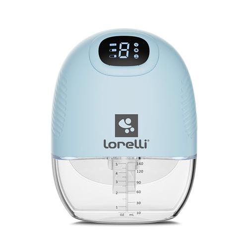 Pompa  de san electrica Lorelli Alice, portabila, utilizare fara maini, recipient 140ml, Albastru