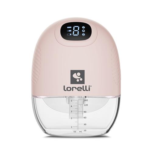 Pompa  de san electrica Lorelli Alice, portabila, utilizare fara maini, recipient 140ml, Roz
