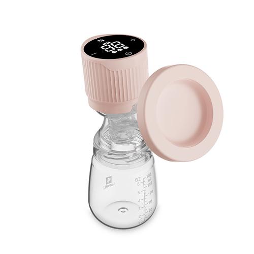 Pompa  de san electrica Lorelli Lila, recipient 180ml, ecran LCD, Roz