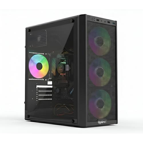 Calculator Sistem PC Gaming OptimX Prime, AMD Ryzen 5 6500X 3.70 - 4.60GHz, 16GB DDR4, 512GB SSD, Nvidia RTX 3050 6GB, Windows 11 Pro