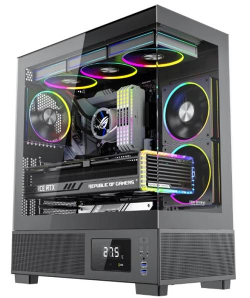 Calculator Sistem PC Gaming OptimX Prime Kian, AMD Ryzen 5 5600X 3.70 - 4.60GHz, 16GB DDR4, 512GB SSD, Nvidia RTX 3050 6GB, Windows 11 Pro
