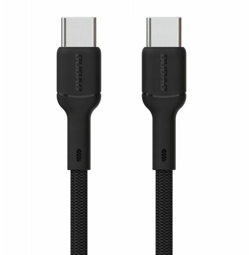 Cablu pentru incarcare si transfer de date Dudao L9C, USB-C la USB-C, 65W, 2m (Negru)