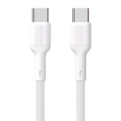Cablu pentru incarcare si transfer de date Dudao L9C, USB-C la USB-C, 65W, 2m (Alb)