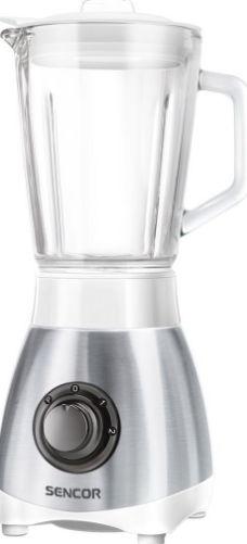 Blender SENCOR SBL 3271SS, 250 W, Zdrobire gheata, 2 viteze, 0.8 l. Vas Sticla (Argintiu)