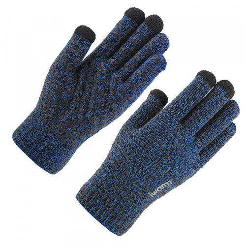 Manusi iarna tactile Iwarm ST0018, 23cm (Albastru)