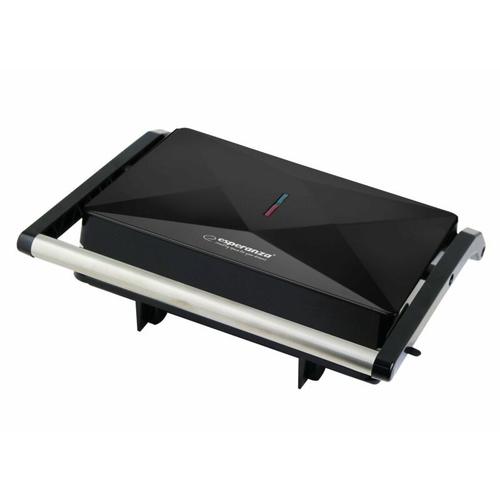 Gratar electric Esperanza Peperone EKG013, 850W, 23 x 14.5 (Negru)