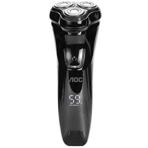 Masina de ras AOC PHT-101, Autonomie 60 minute, 8500 rpm, Capete 4D, IPX6 (Negru)