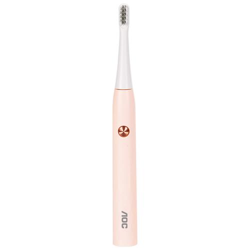 Periuta de dinti electrica AOC OC-012, 20000 vibratii, 3 moduri personalizate, IPX7 (Roz)