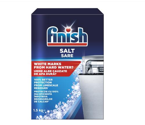 Sare pentru masina de spalat vase Finish, 1.5 Kg