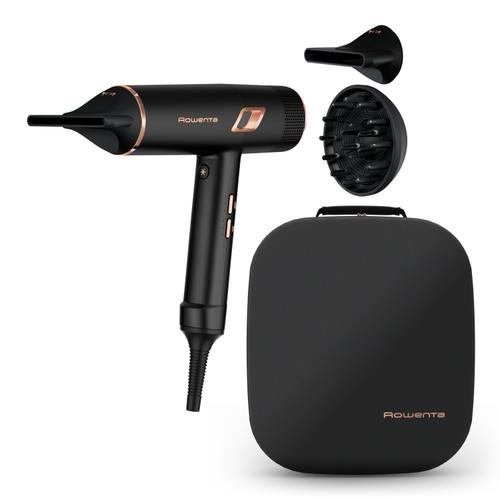 Uscator de par Rowenta Ultimate Experience CV9920F3, 2000 W, 3 viteze, 3 temperatura, Functie aer rece, Functie ionica (Negru/Cupru)