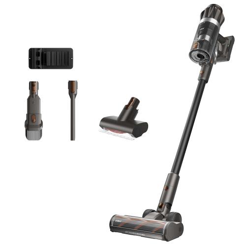 Aspirator vertical fara fir 2 in 1 Samus Cyclone Ultra Pro, 600 W, Control digital cu 3 trepte aspirare, Recipient 0.65 l, Autonomie 83/40/25 min, Putere aspirare 33Kpa (Negru)