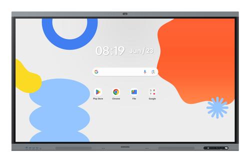 Tabla interactiva Samsung 86inch Seria WA86FX-P LH86WAFPLGCXEN, 4K UHD (3840 x 2160), Wi-Fi, Bluetooth, 8 ms, 16GB RAM, 128GB Flash, Camera 48MP, Android (Gri)