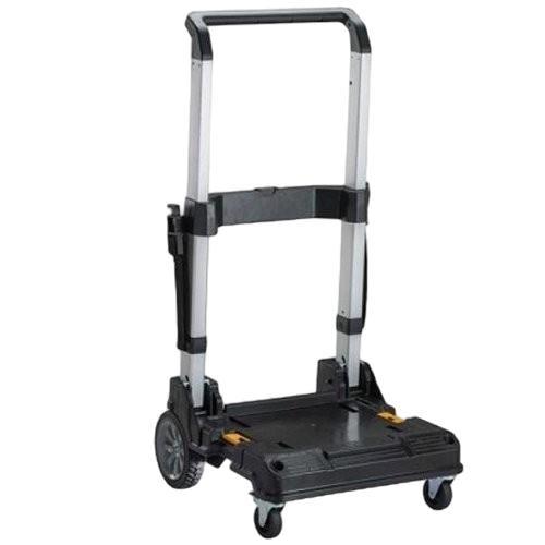 Carucior transport cutii TStak, DeWalt, Greutate maxima 100 Kg, 285 x 490 x 700 mm (Negru)
