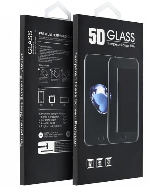 Folie de protectie Ecran OEM pentru Motorola Edge 70, Sticla Securizata, Full Glue, 5D, Neagra