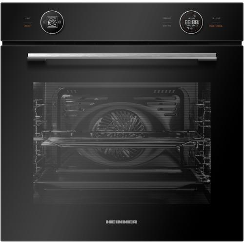 Cuptor incorporabil Heinner HBO-M7210GCDRC-GBK, 72L, 10 Functii, Clasa A+, Timer digital, Display touch, Grill, Ventilatie, Functie pizza, Functie dezghetare, Iluminare, Blocare display, Autocuratare catalica,Geam dublu detasabil, Sticla ne