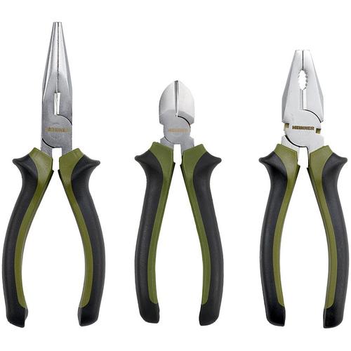 Set 3 unelte Heinner HR-PHT111, patent cu varf lung 160 mm lungime, patent tip sfic 160 mm lungime, patent clasic 180 mm lungime, 45 Otel-Carbon, maner plastic