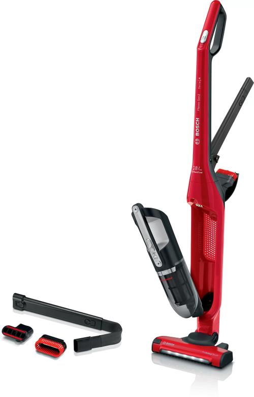 Aspirator vertical Bosch Flexxo Gen2  ProAnimal BBH3ZOO28, 25 AW, Recipient 0.4 l, Autonomie 55 minute (Rosu)