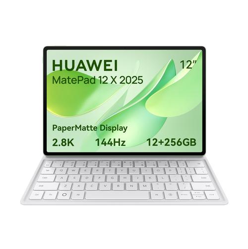 Tableta Huawei MatePad 12 X PaperMatte Edition 2025, Procesor HiSilicon Kirin T92B Octa-Core, Ecran LCD 12inch, 12GB RAM, 256GB Flash, 50MP, Wi-Fi, Bluetooth, Harmony OS + Tastatura Huawei (Verde)