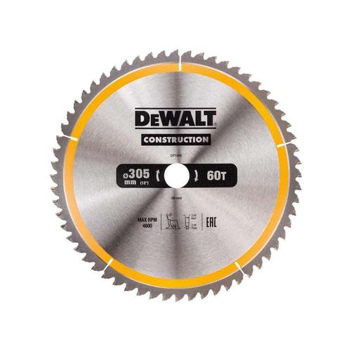 Panza de fierastrau circular Dewalt DT1960-QZ, CONSTRUCTION 305x30, Z 60