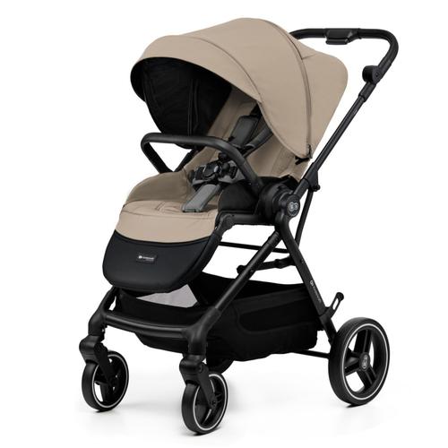 Carucior sport Kinderkraft Yoxi, reversibil, pliabil, 0 - 22kg, Bej
